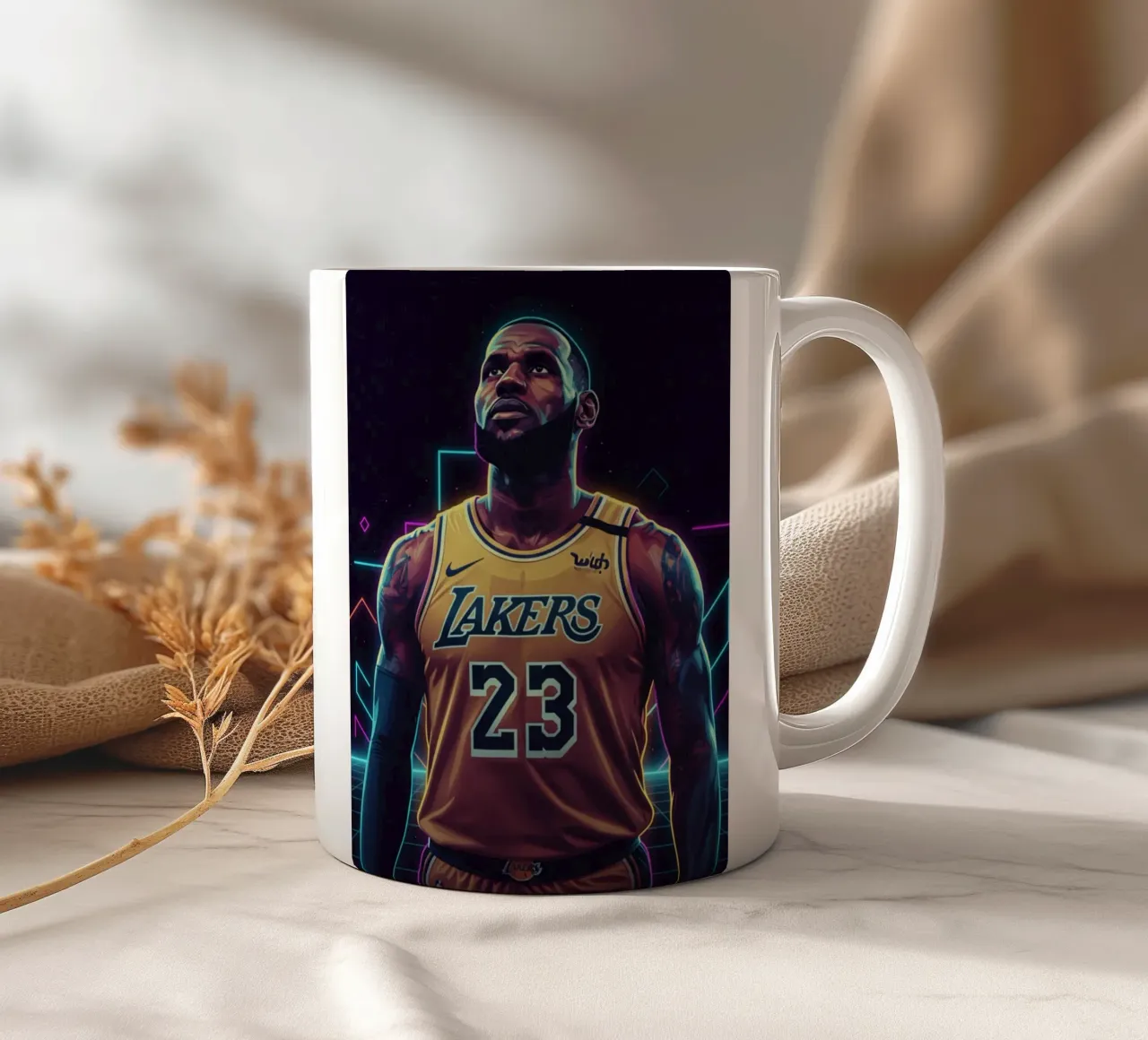 Lebron James - LA Lakers tazza in ceramica da Kalis