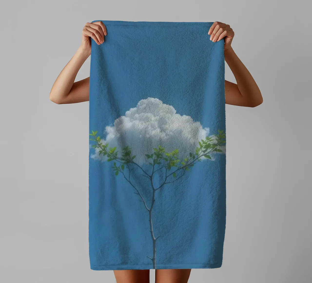 branch cloud asciugamano da bagno da scoten
