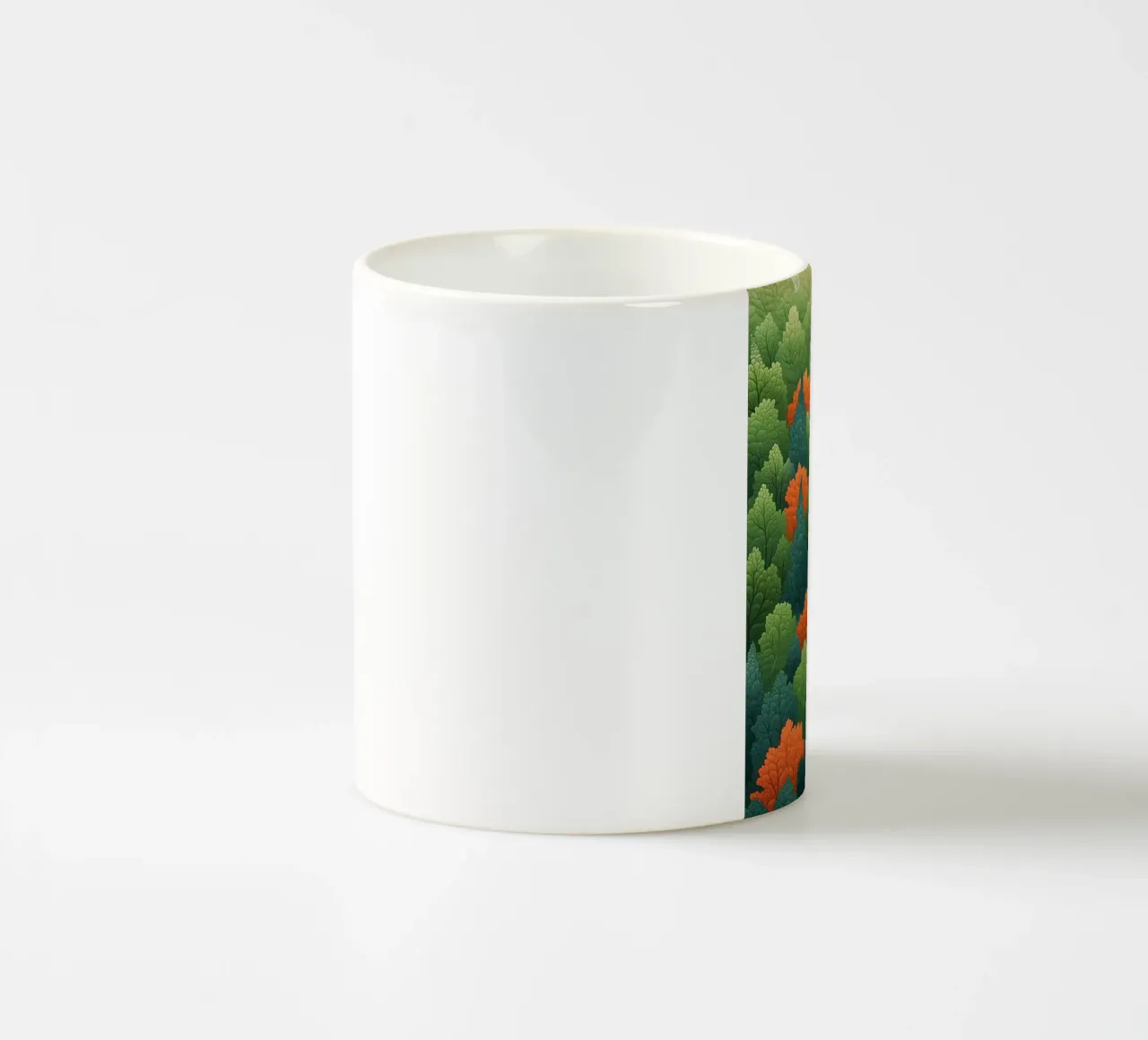 forest of leaf tazza in ceramica da scoten