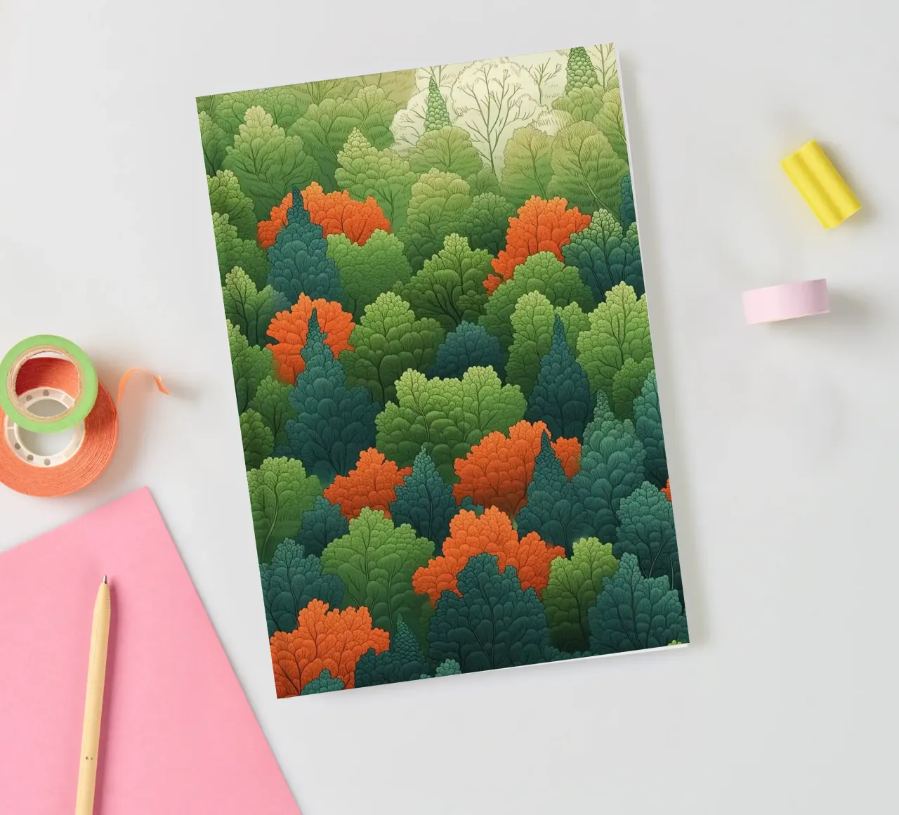 forest of leaf notebook by scoten