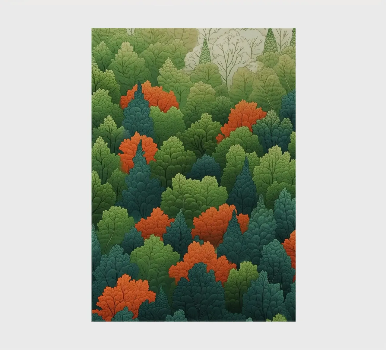 forest of leaf notebook by scoten