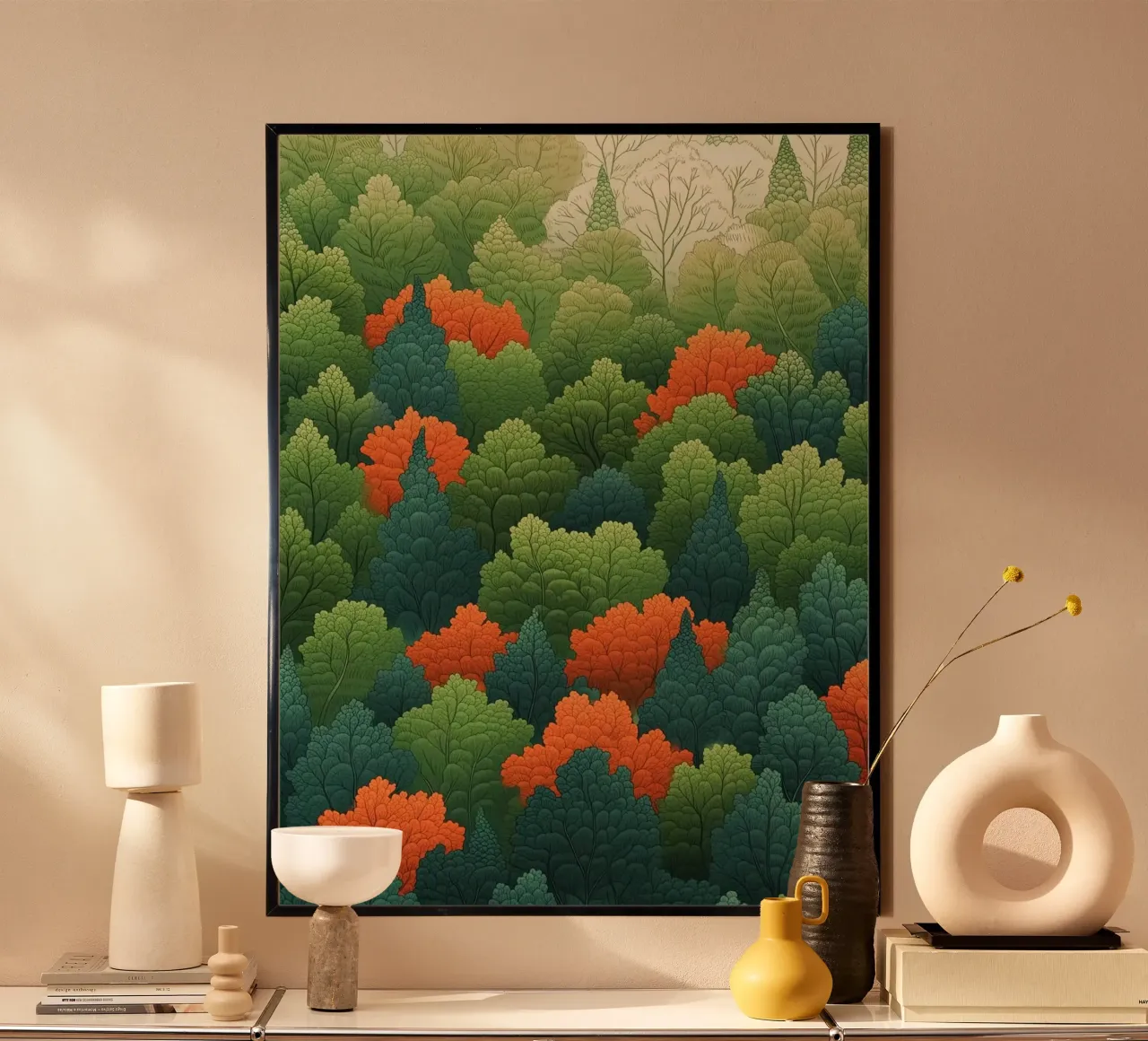 forest of leaf carta hahnemühle da scoten