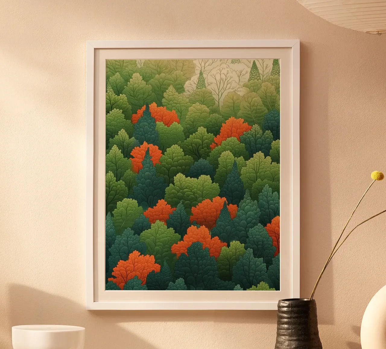 forest of leaf carta hahnemühle da scoten