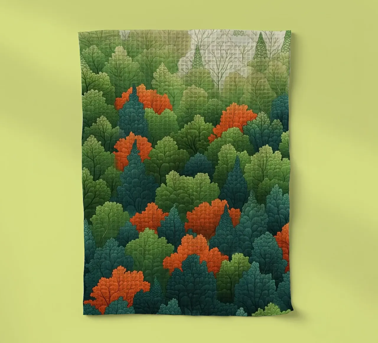 forest of leaf canovaccio da cucina da scoten