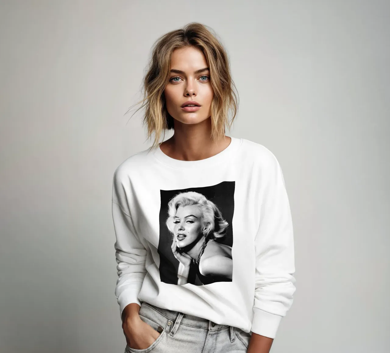 The Making of a Legend How Marilyn Monroe Captivated the Wo sweatshirt by valentinomartinst
