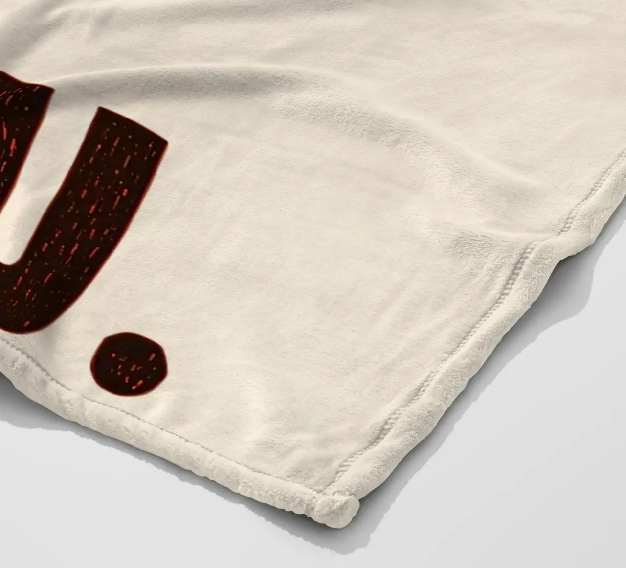 Pizza slice with 'I WANT A PIZZA YOU'. fleece blanket by DesignDoodle
