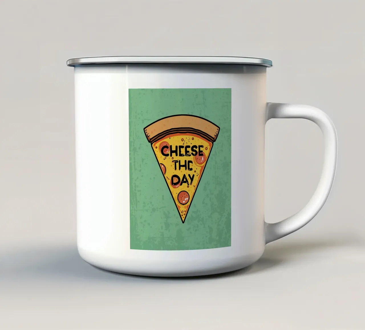 Il giorno del formaggio tazza in smalto da DesignDoodle