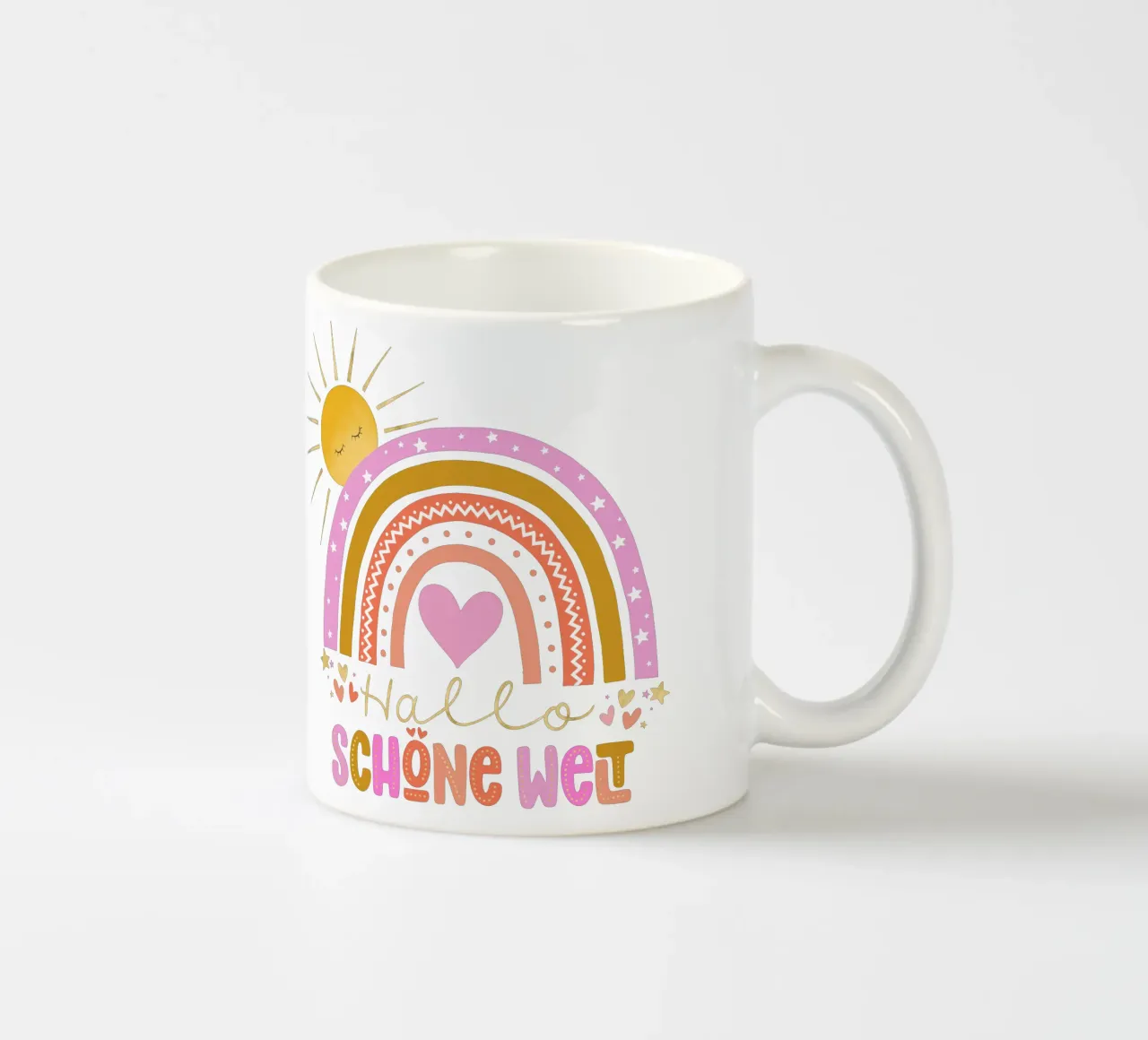 Ciao bel mondo. Per neonati e bambini. Bambine. tazza in ceramica da CalliLetters