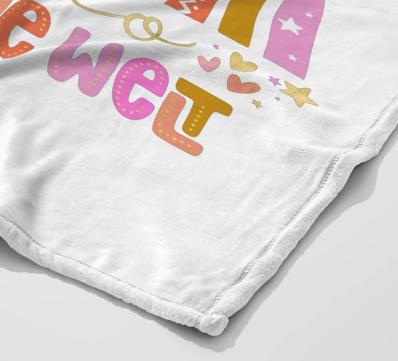 Ciao bel mondo. Per neonati e bambini. Bambine. coperta in pile da CalliLetters