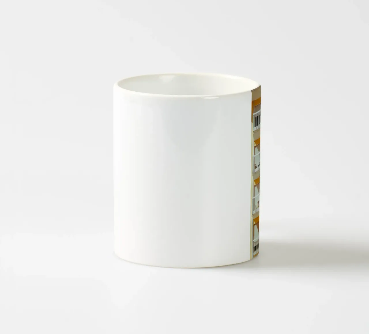 square home building tazza in ceramica da juli