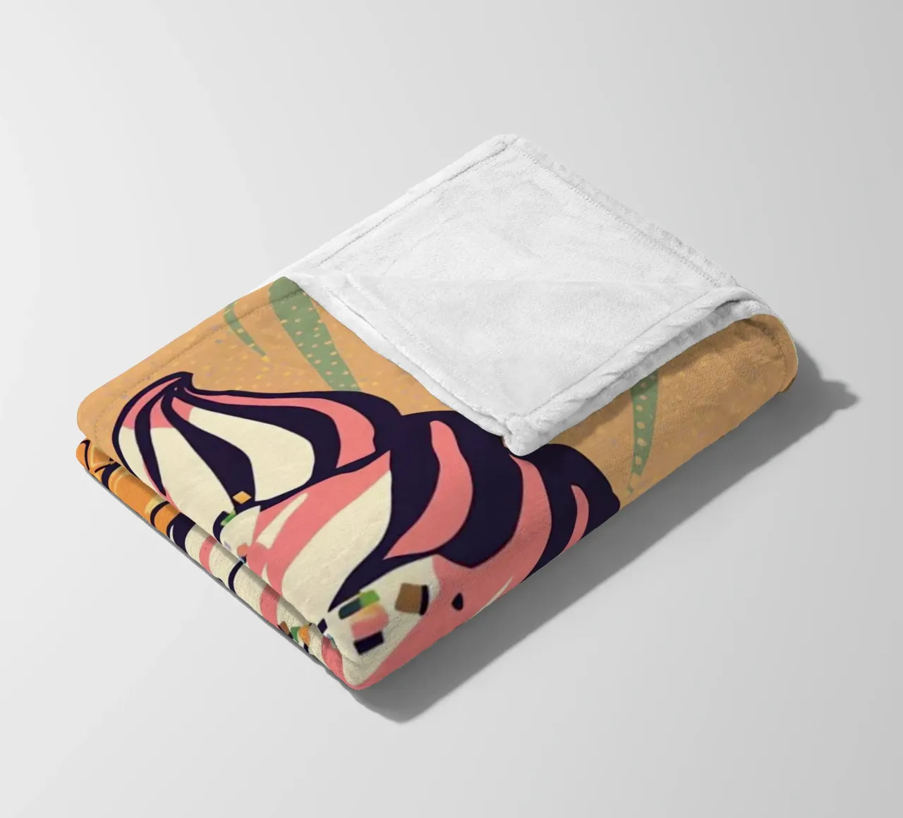 Cono gelato soft serve con zuccherini coperta in pile da DesignDoodle
