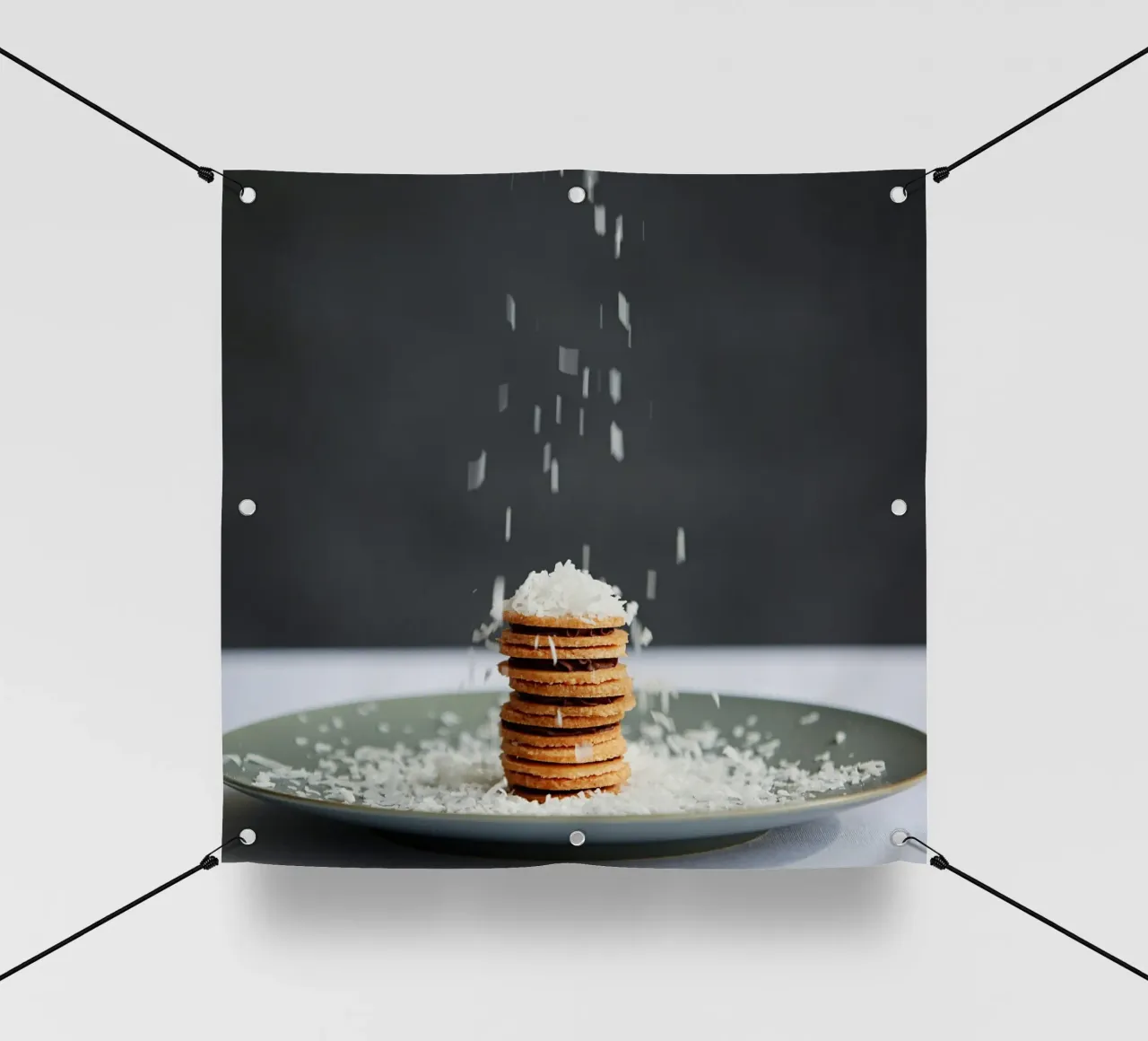 cake with salt flow telo in pvc da juli