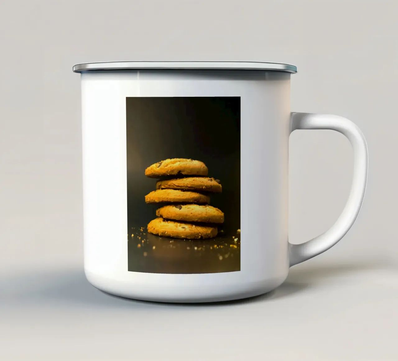 cake in a row taza de esmalte de juli
