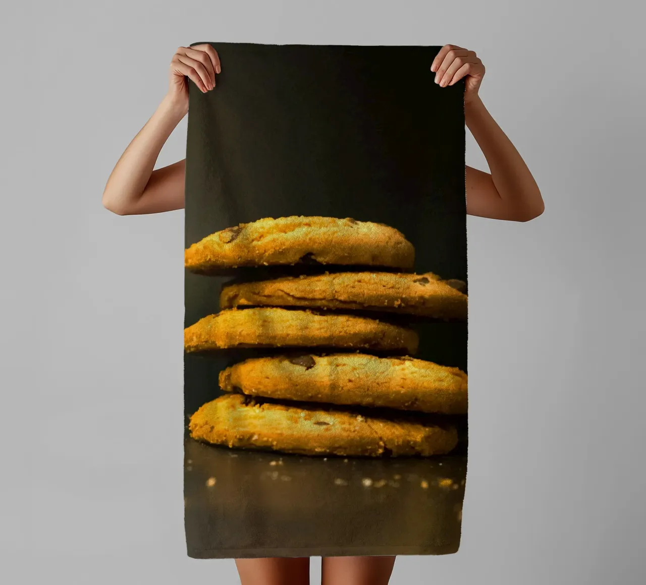 cake in a row Handtuch von juli