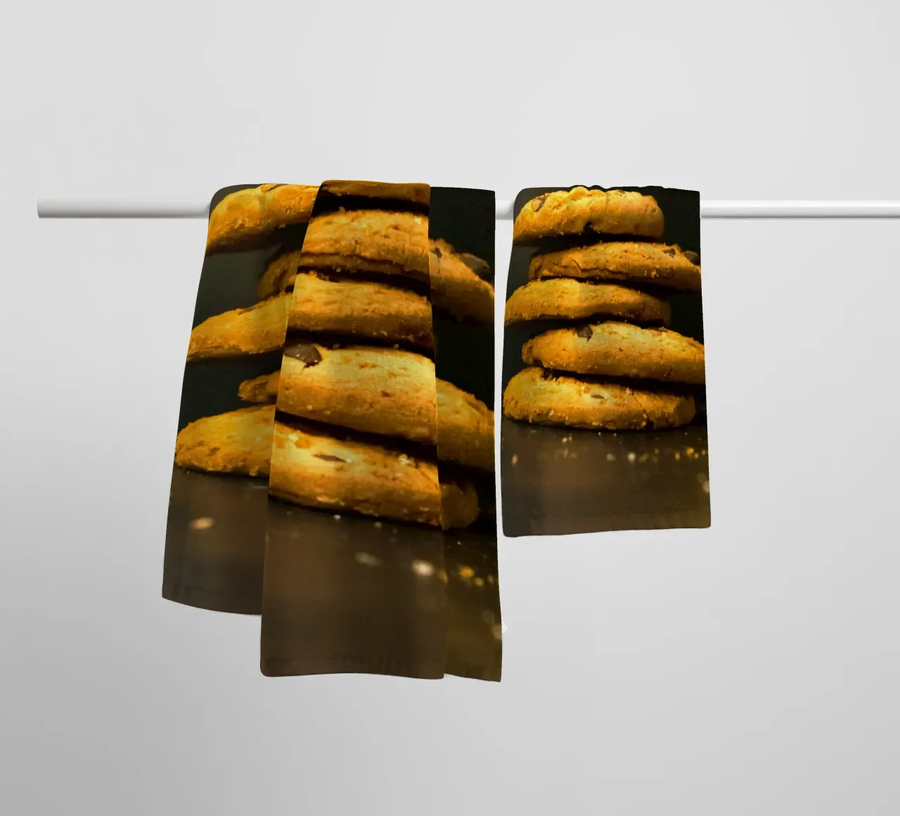 cake in a row asciugamano da bagno da juli