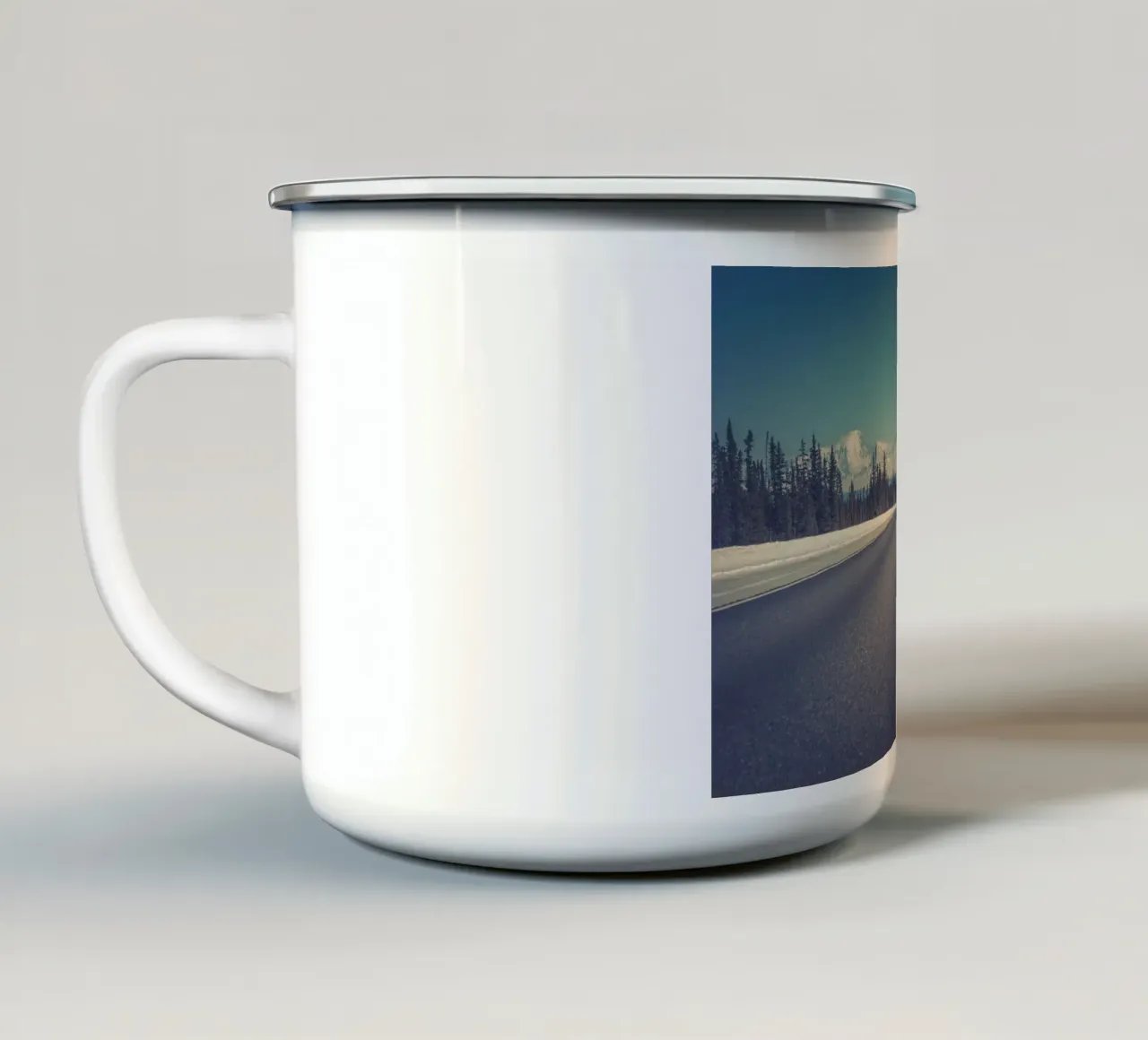 straight way to mountain tazza in smalto da juli