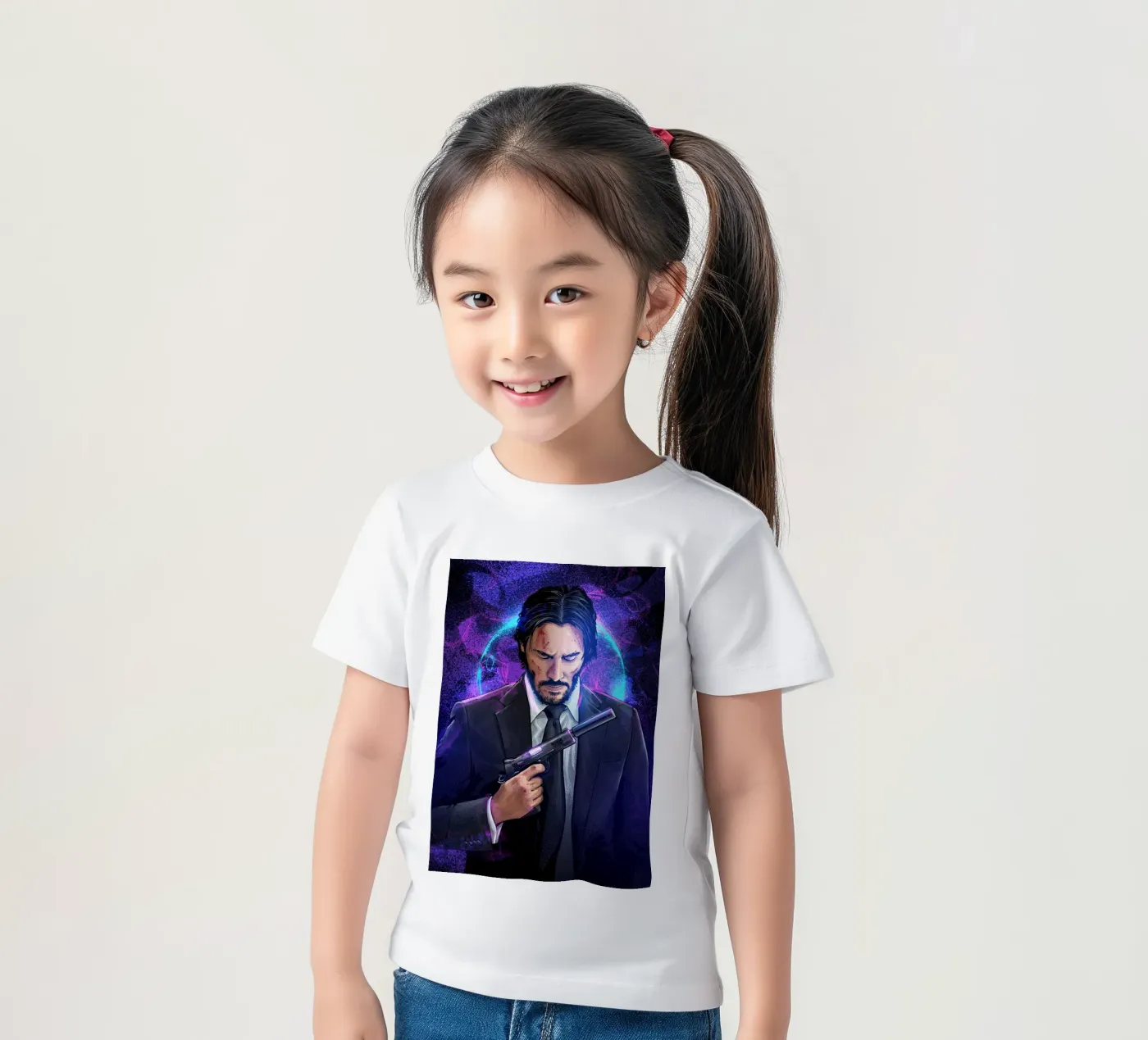 John Wick t-shirt bambini da nabakumov