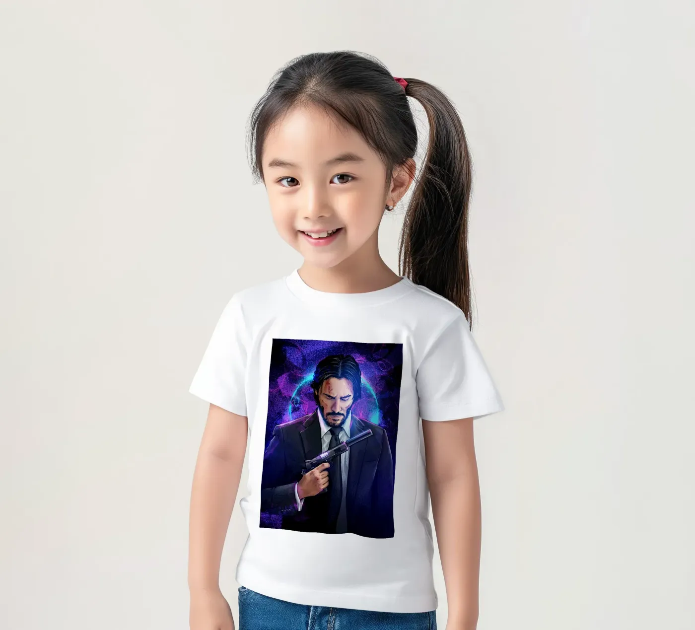 John Wick t-shirt bambini da nabakumov
