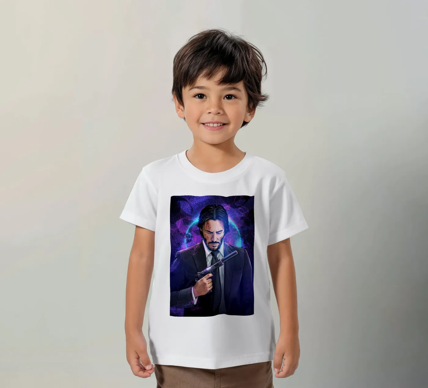 John Wick t-shirt bambini da nabakumov