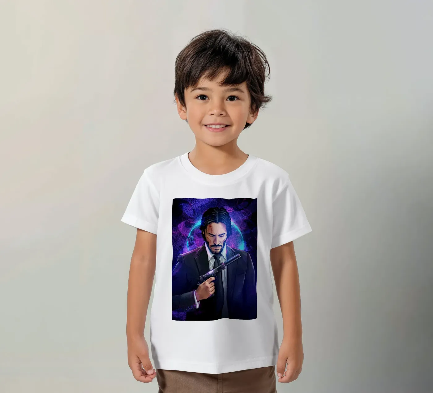 John Wick t-shirt bambini da nabakumov