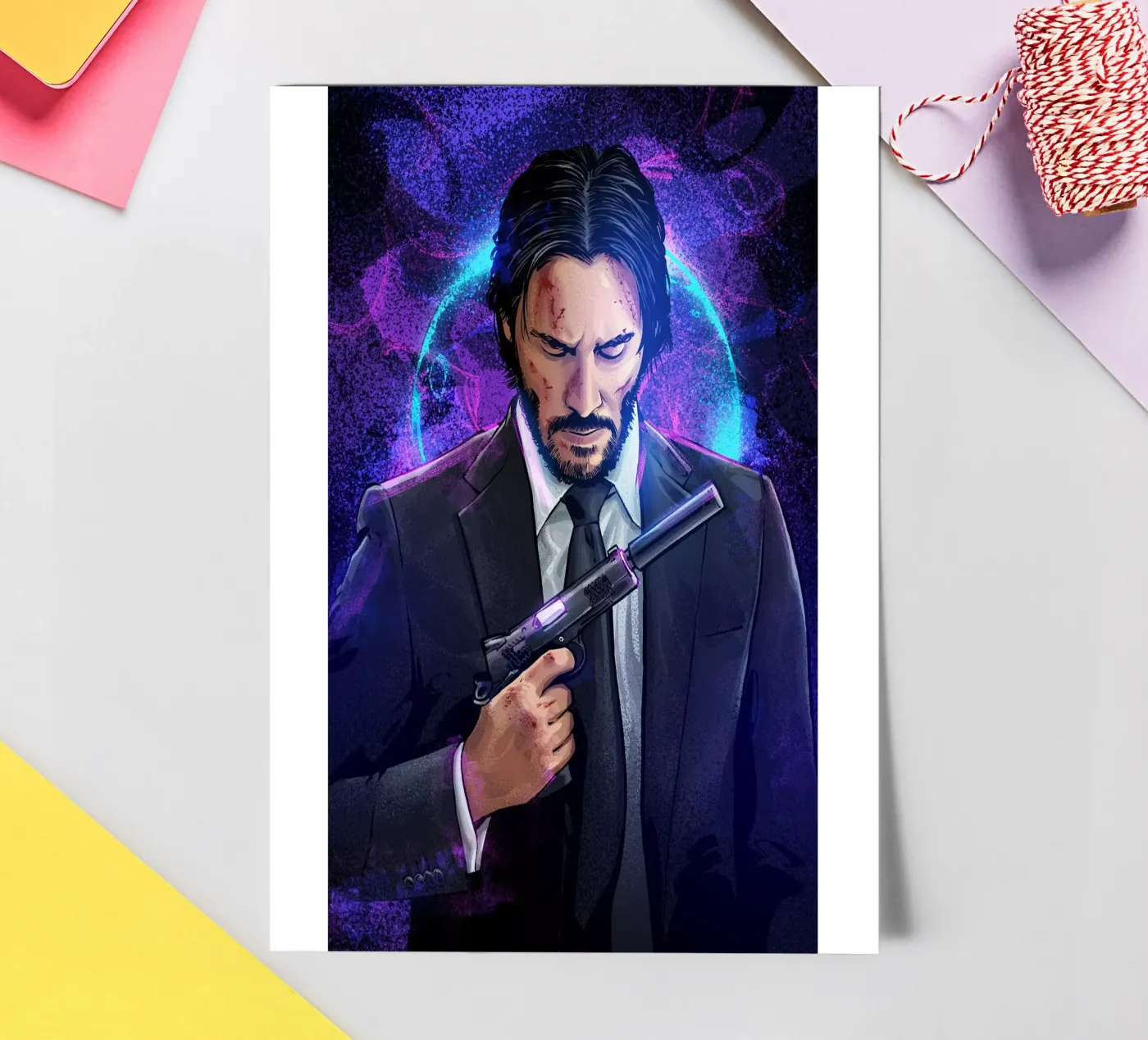 John Wick sticker sheet by nabakumov