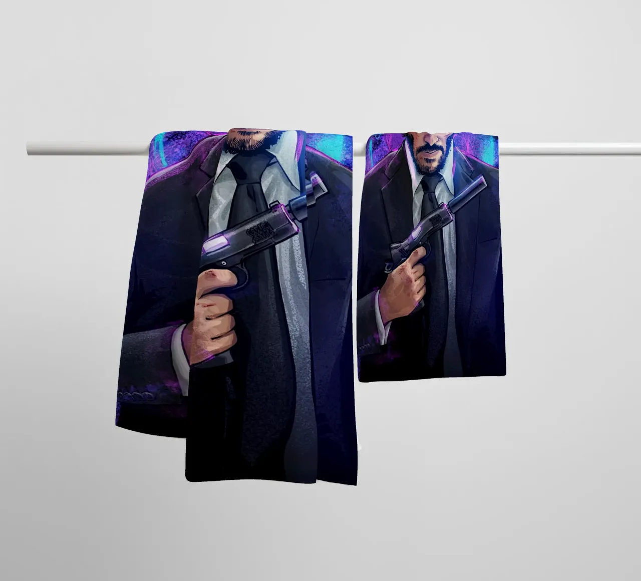 John Wick asciugamano da bagno da nabakumov