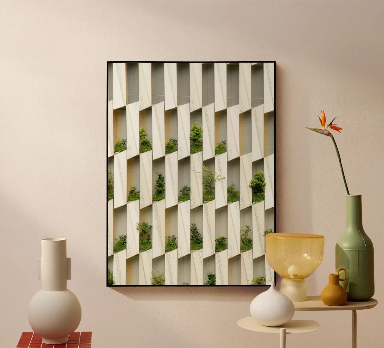 striped building plexiglass da juli