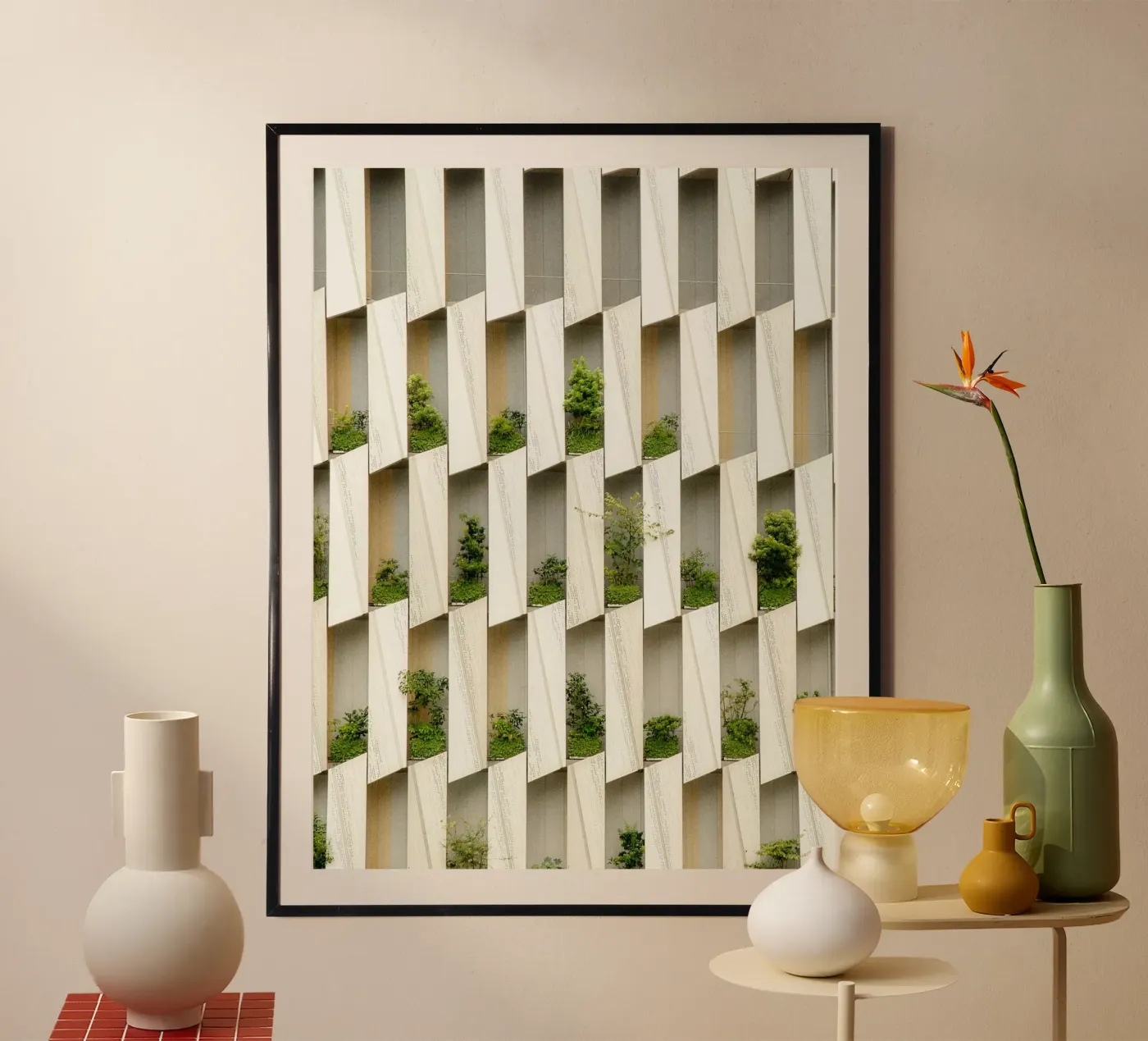 striped building poster da juli