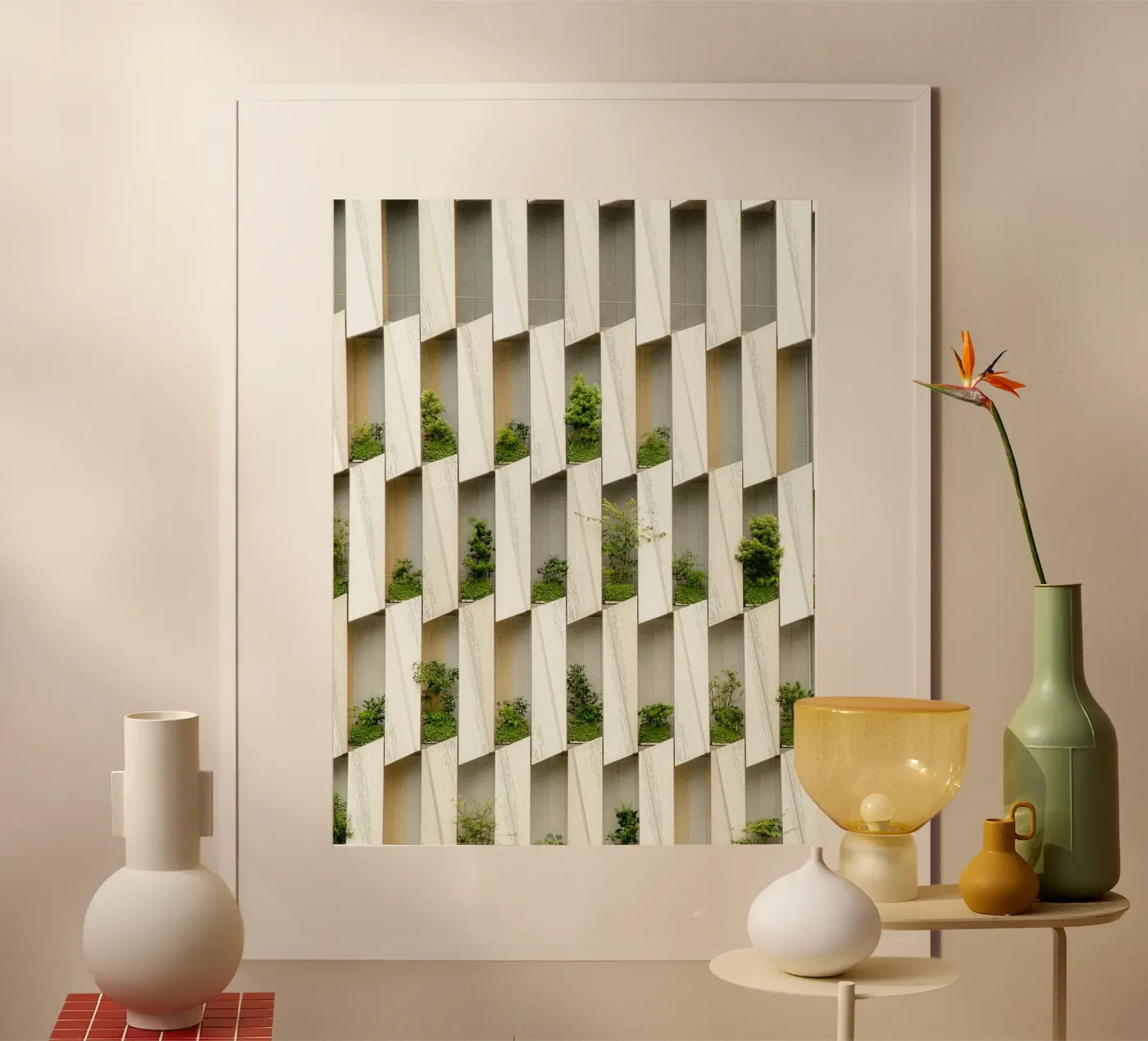 striped building poster da juli