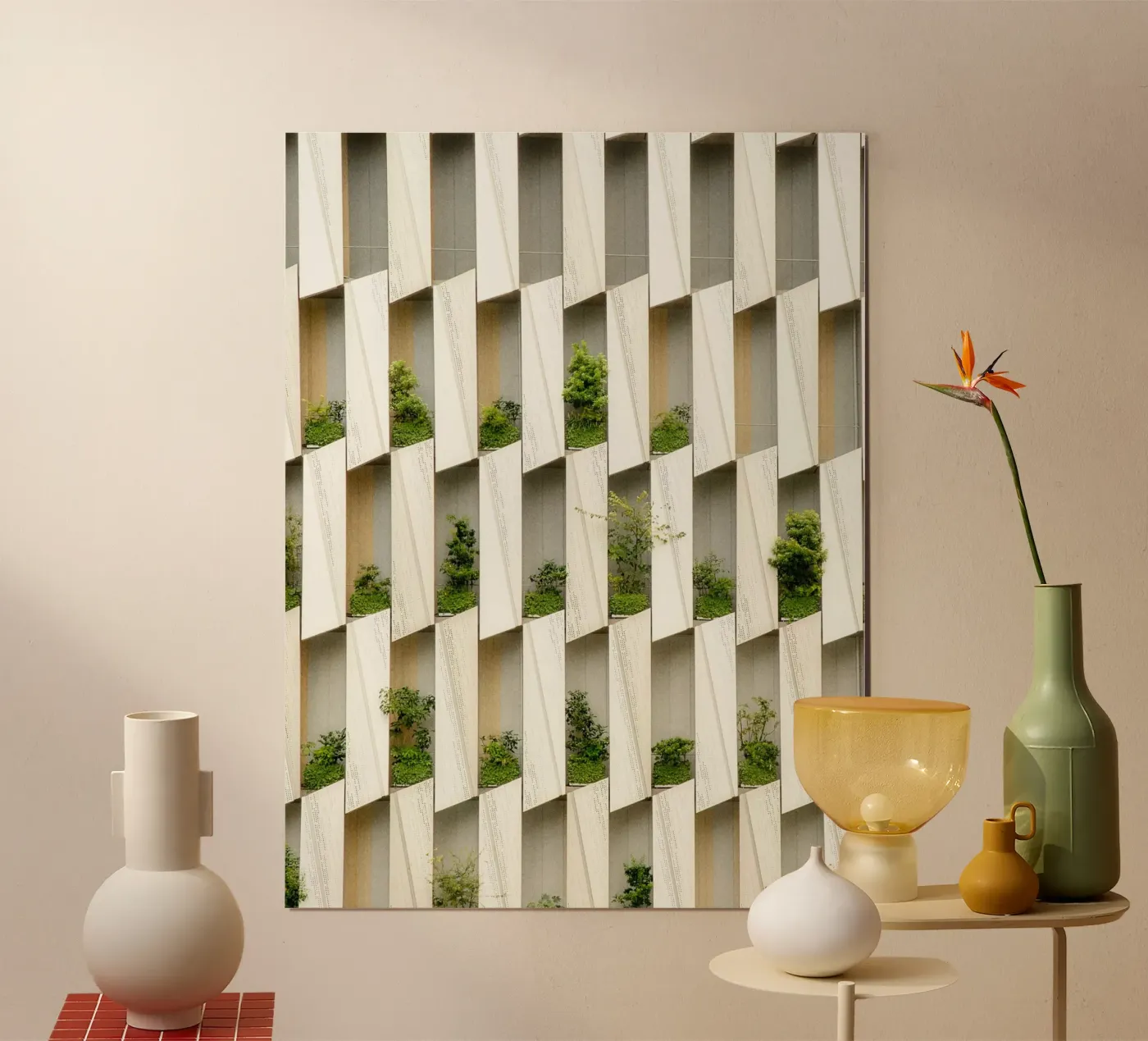 striped building poster da juli