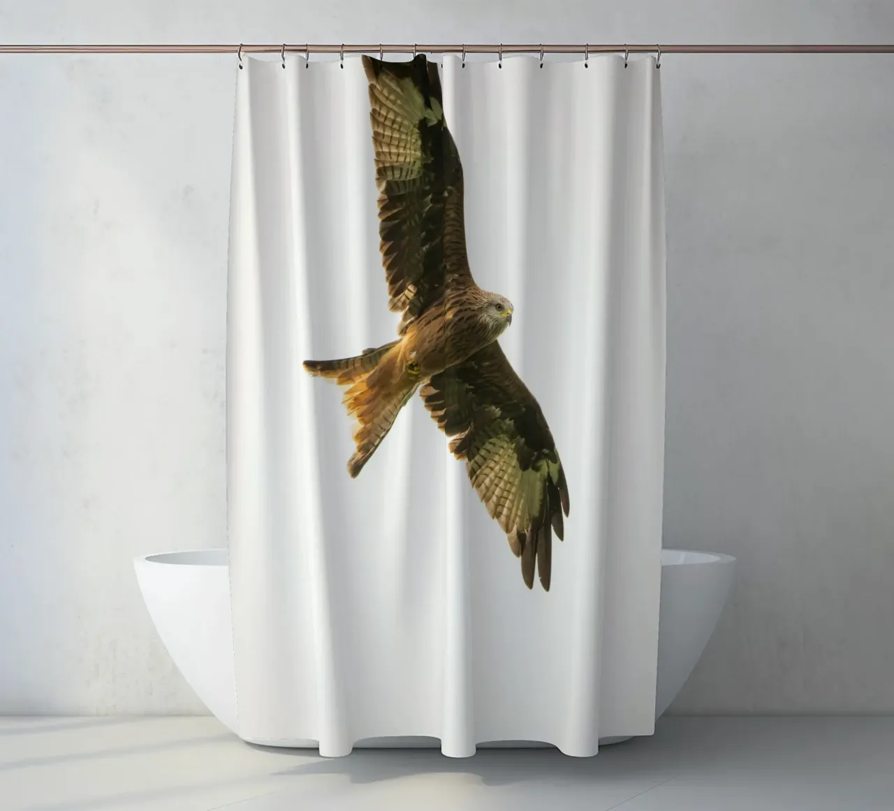 flying eagle Duschvorhang von juli