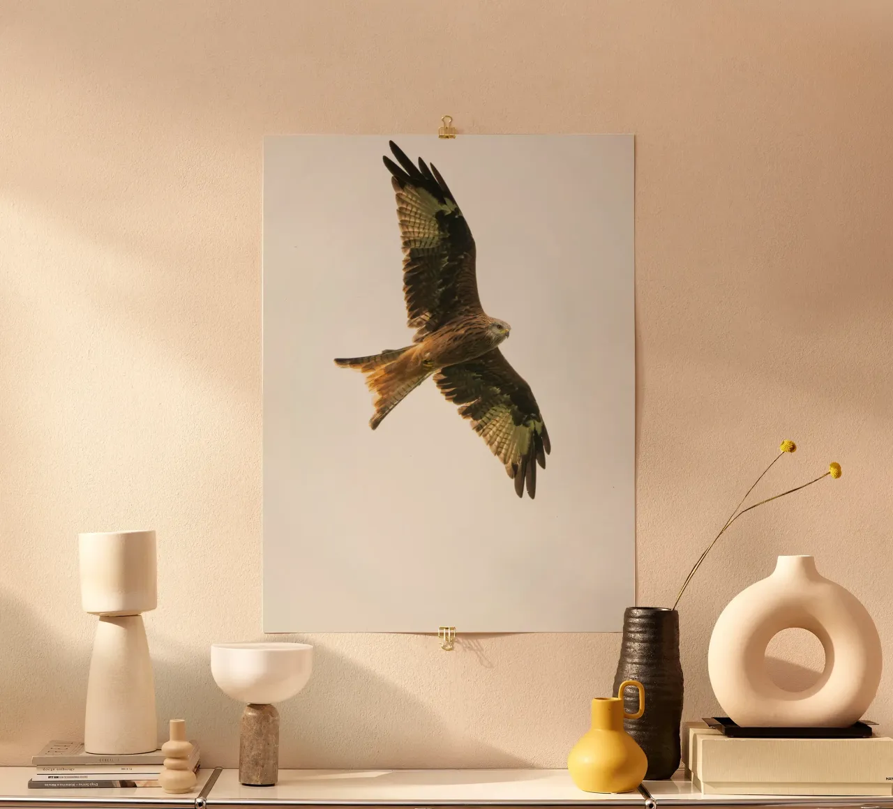 flying eagle poster by juli