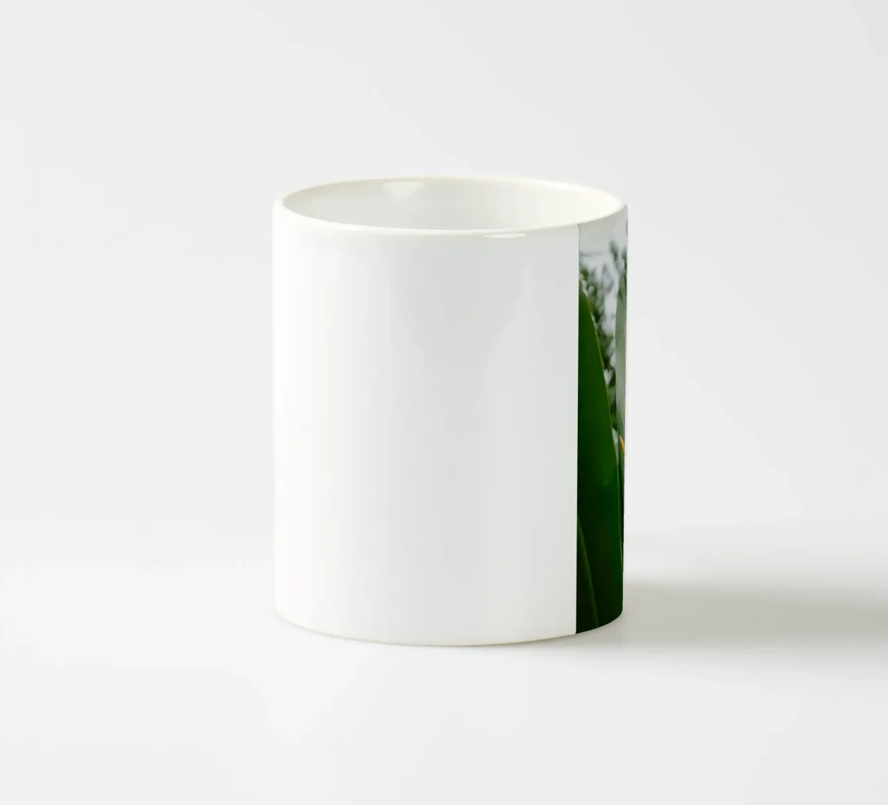 flower in leaf tazza in ceramica da juli