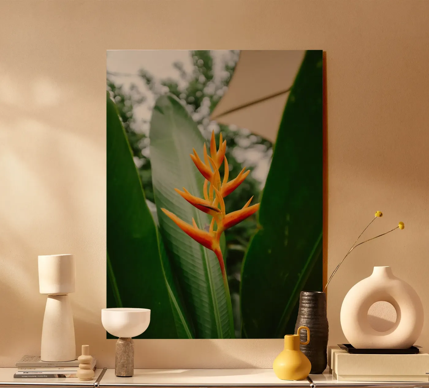 flower in leaf plexiglas de juli