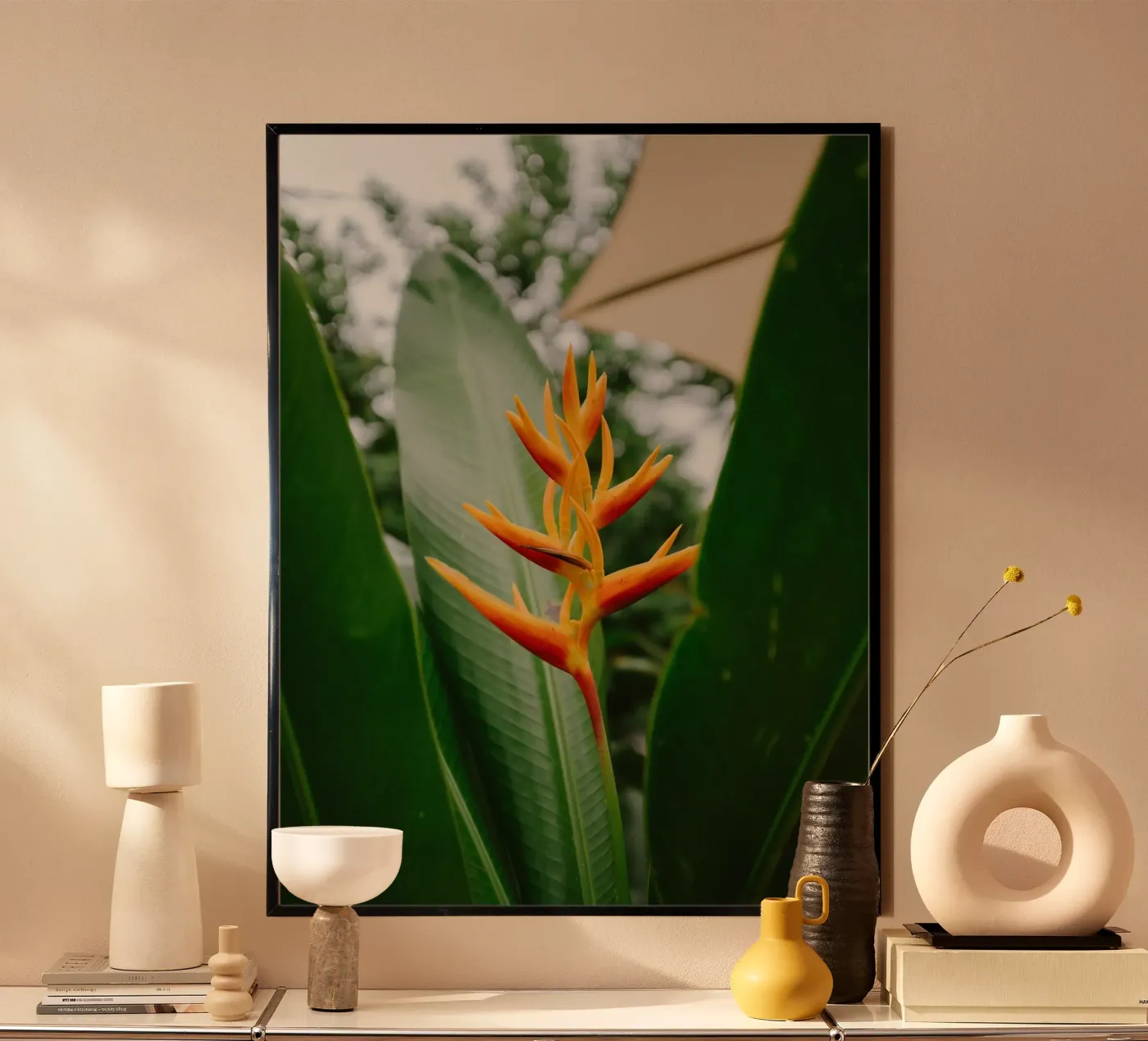 flower in leaf poster da juli