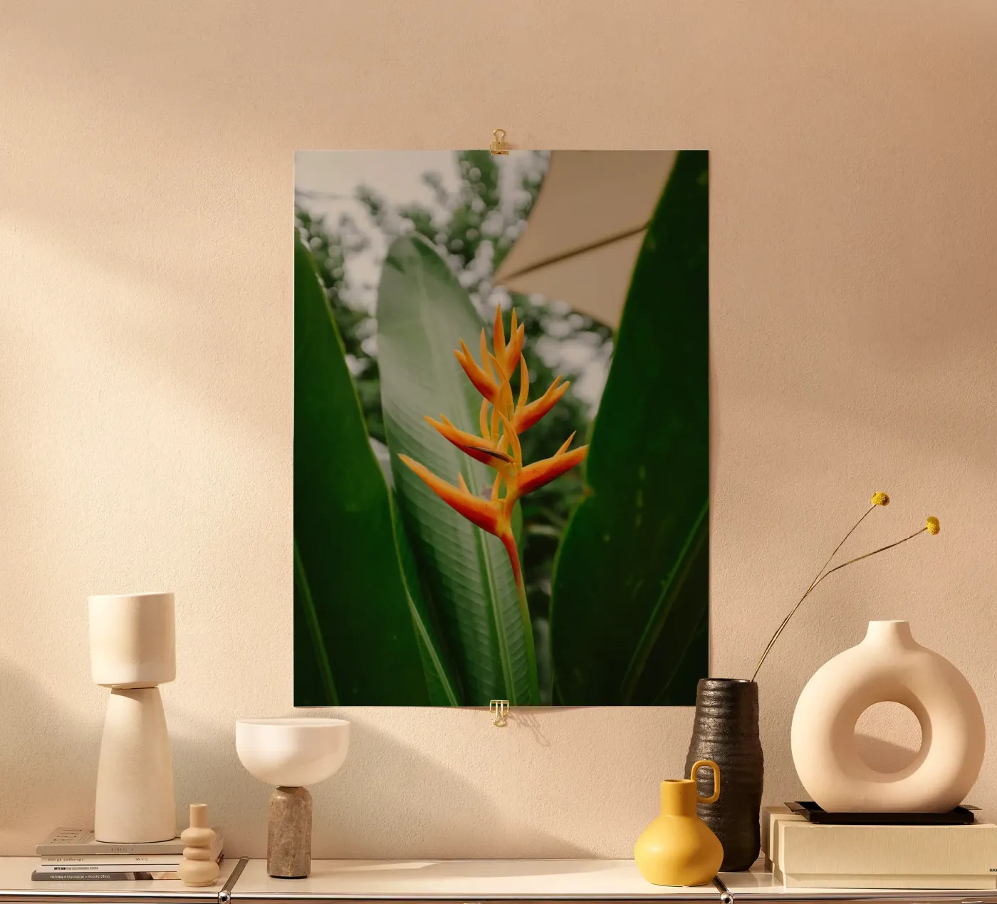 flower in leaf poster da juli