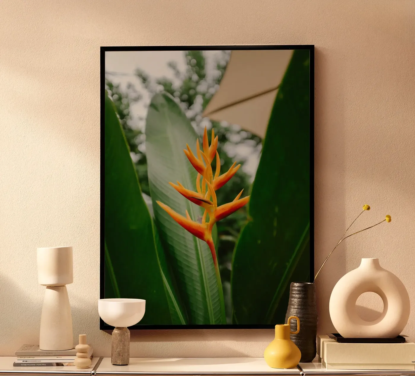 flower in leaf poster da juli