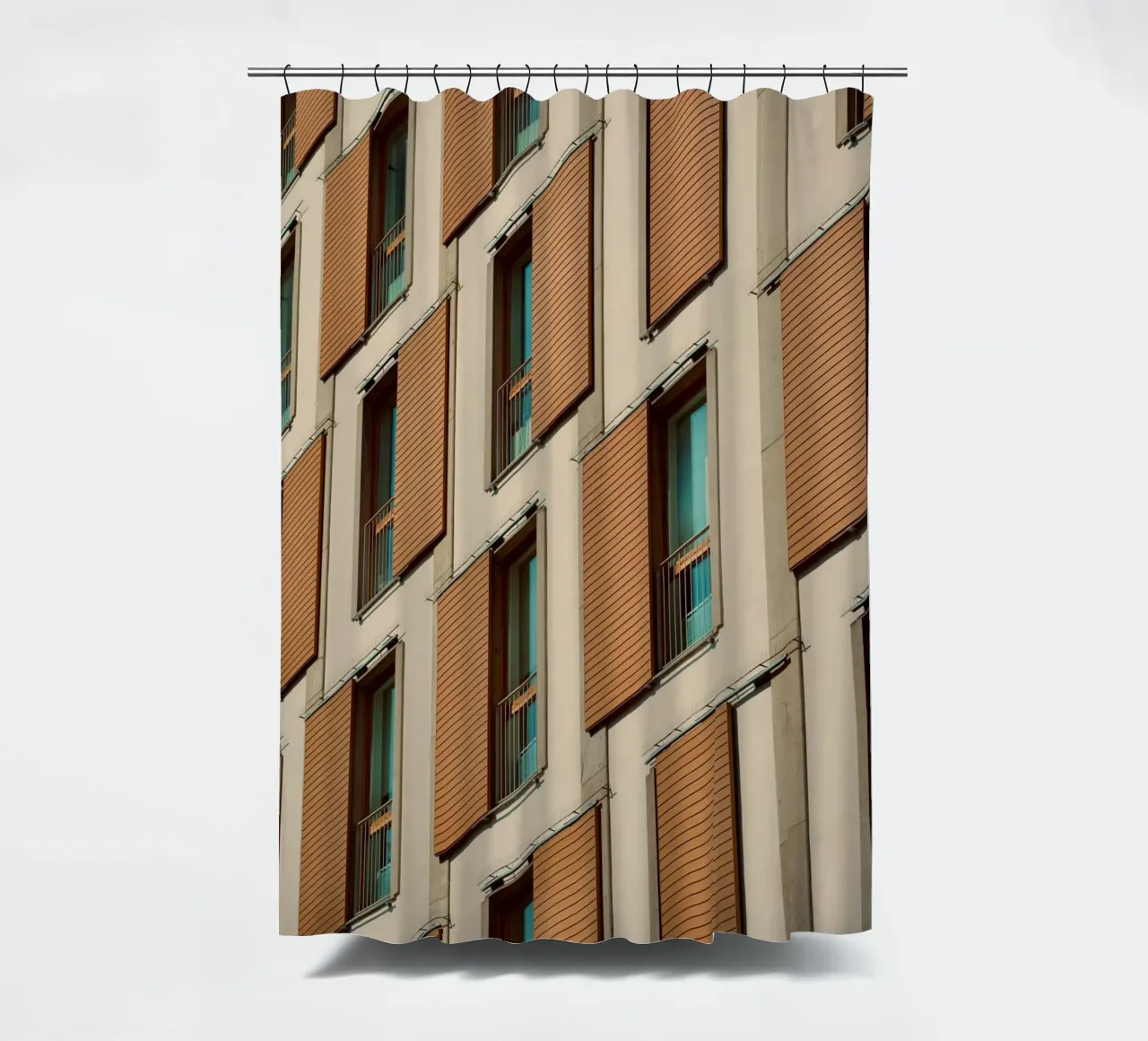 striped window building tenda da doccia da juli