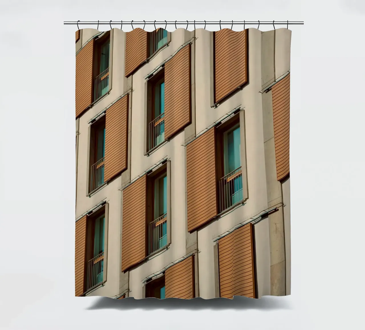 striped window building tenda da doccia da juli
