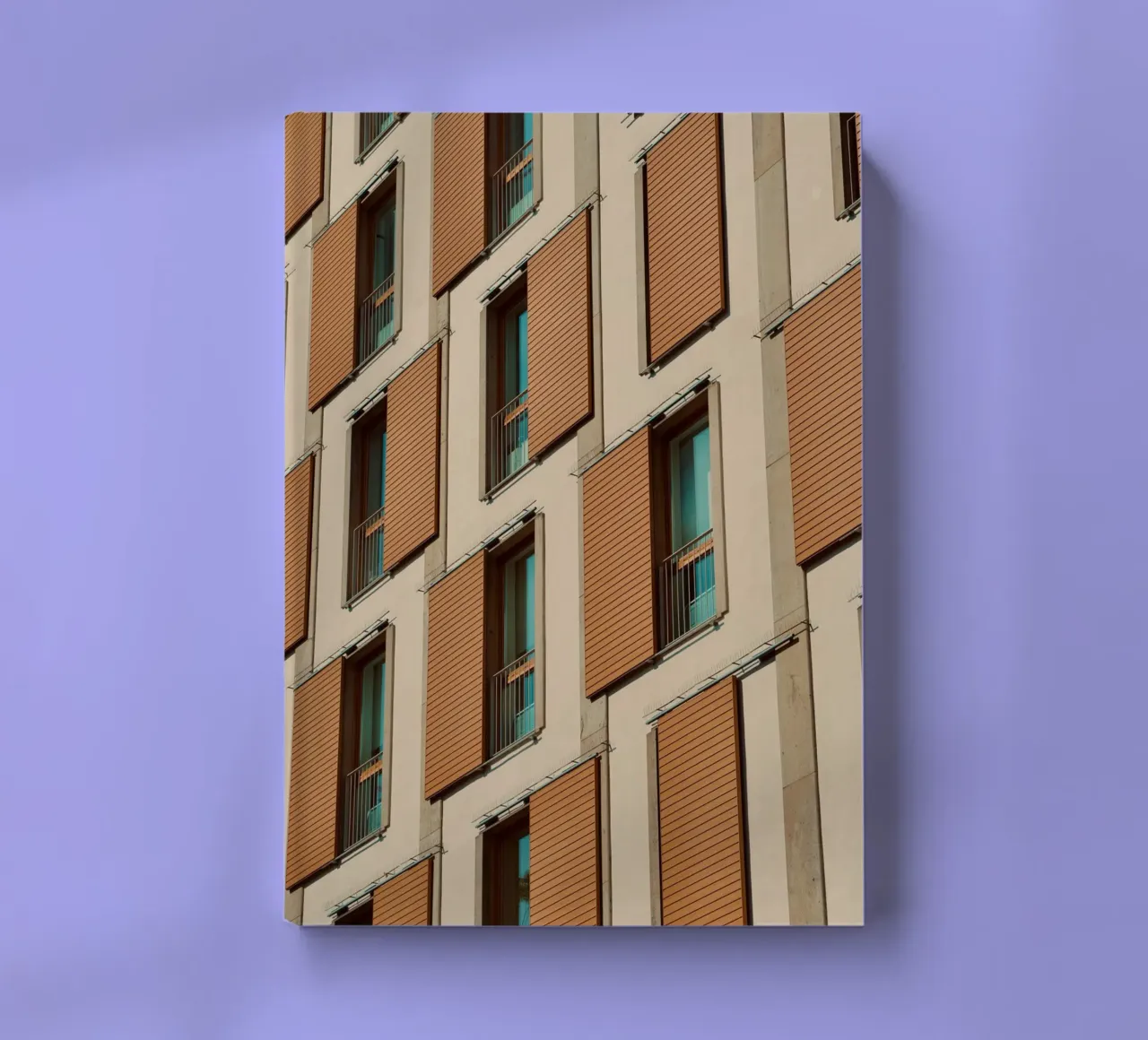 striped window building diario da juli