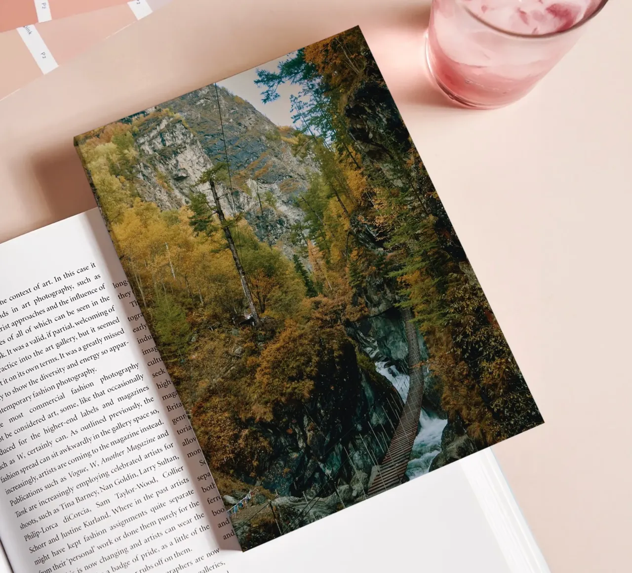 bridge flow in forest carnet de notes de juli