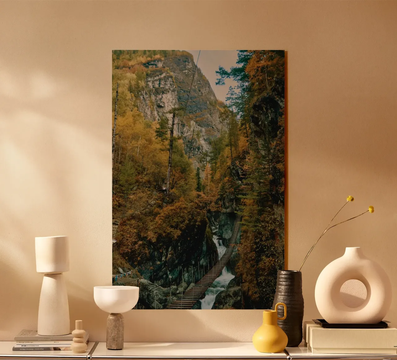 bridge flow in forest metacrilato de juli
