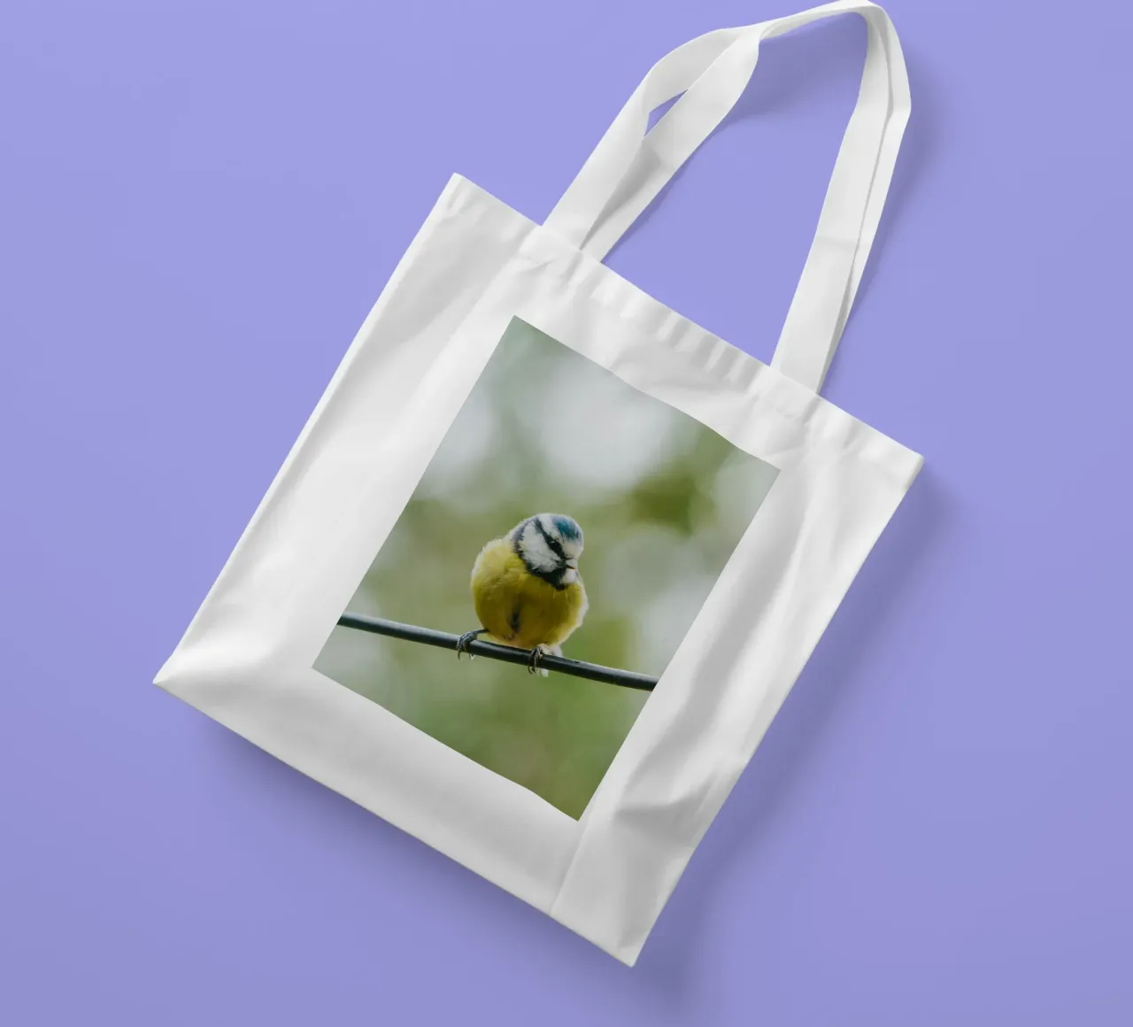 bird on the branch borsa in juta da juli