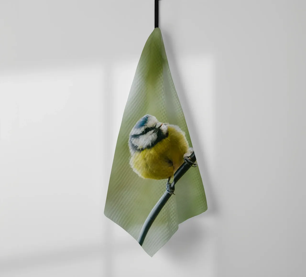 bird on the branch tea towel by juli