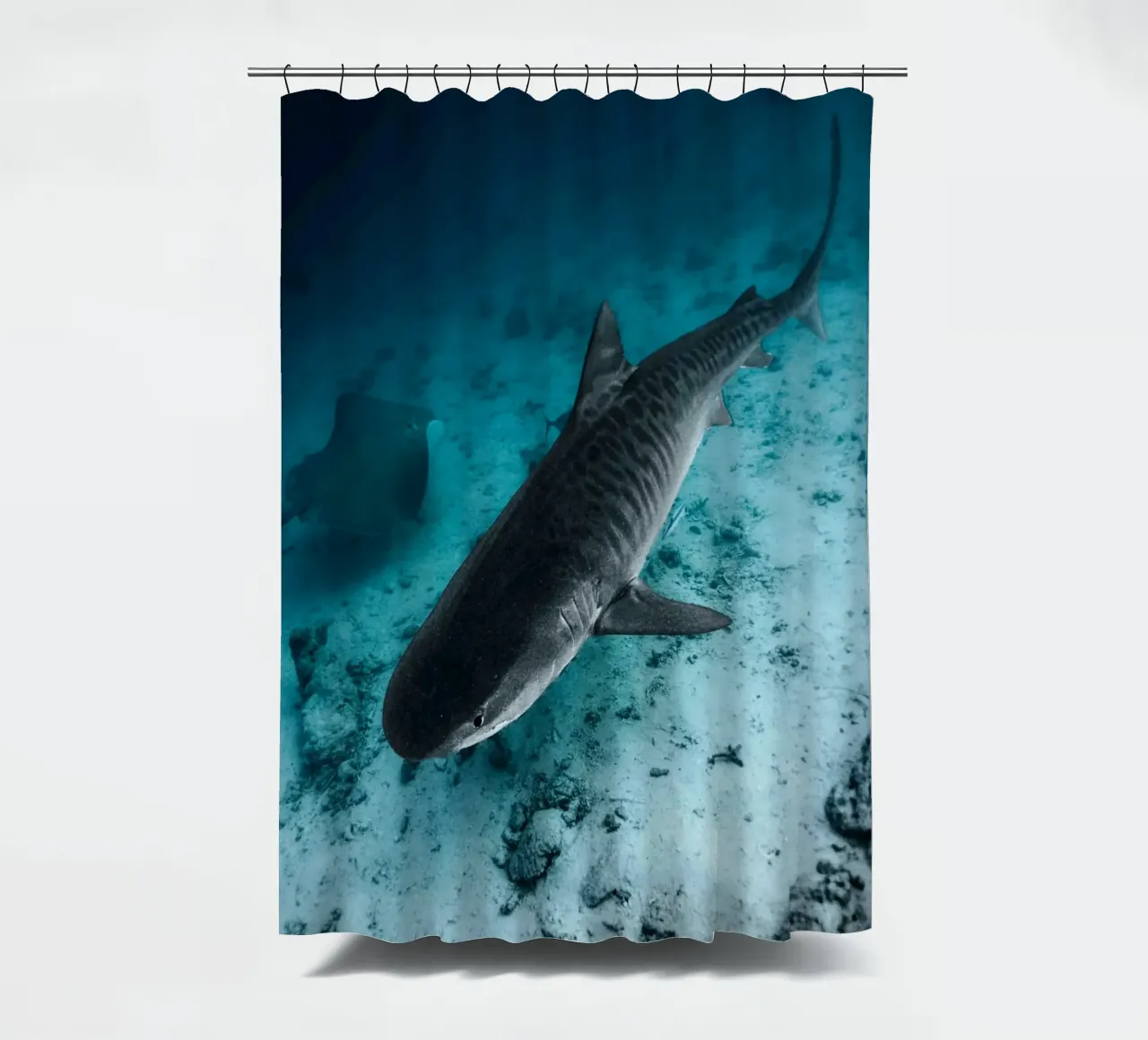 shark inside the ocean tenda da doccia da juli