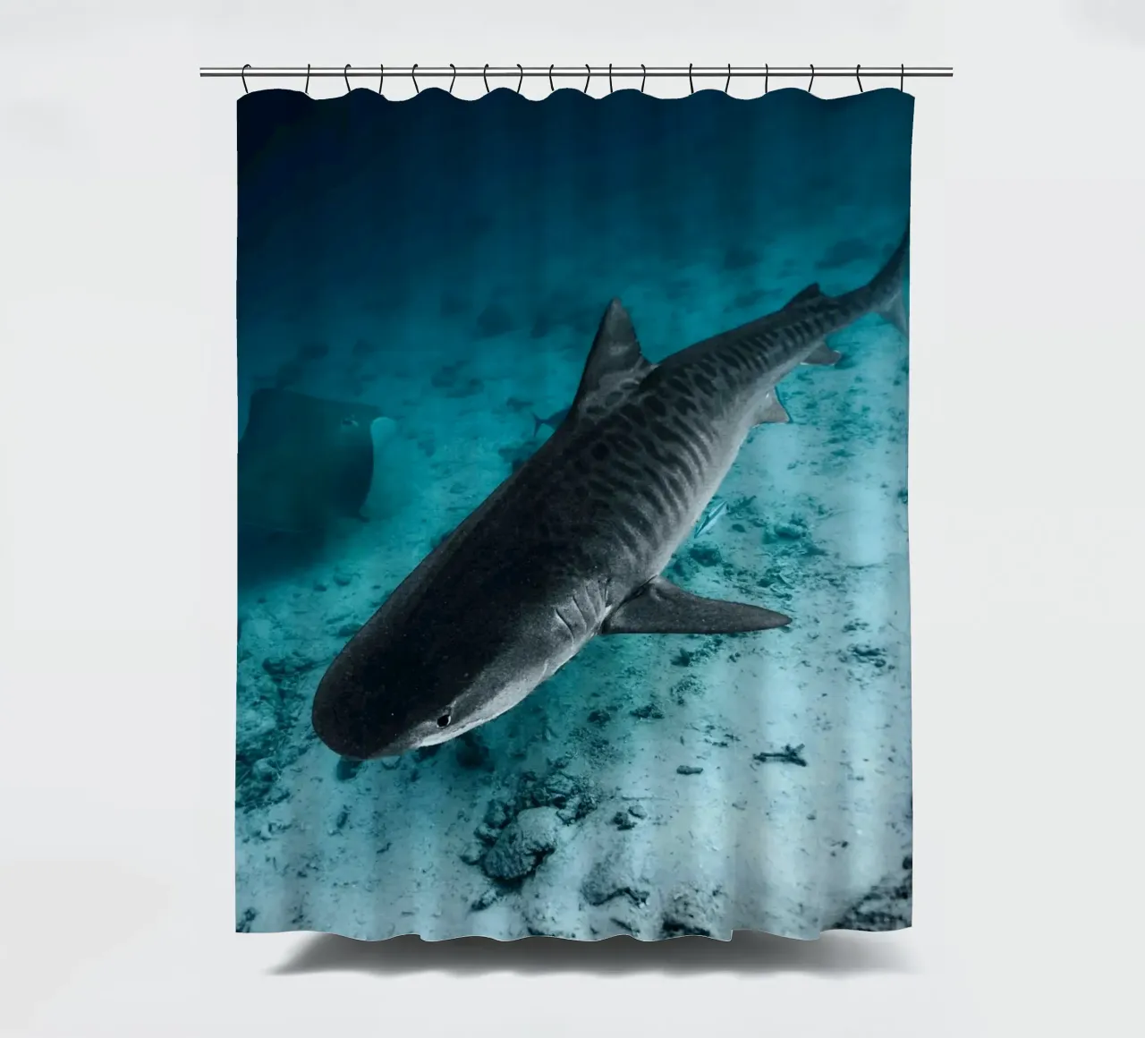 shark inside the ocean tenda da doccia da juli