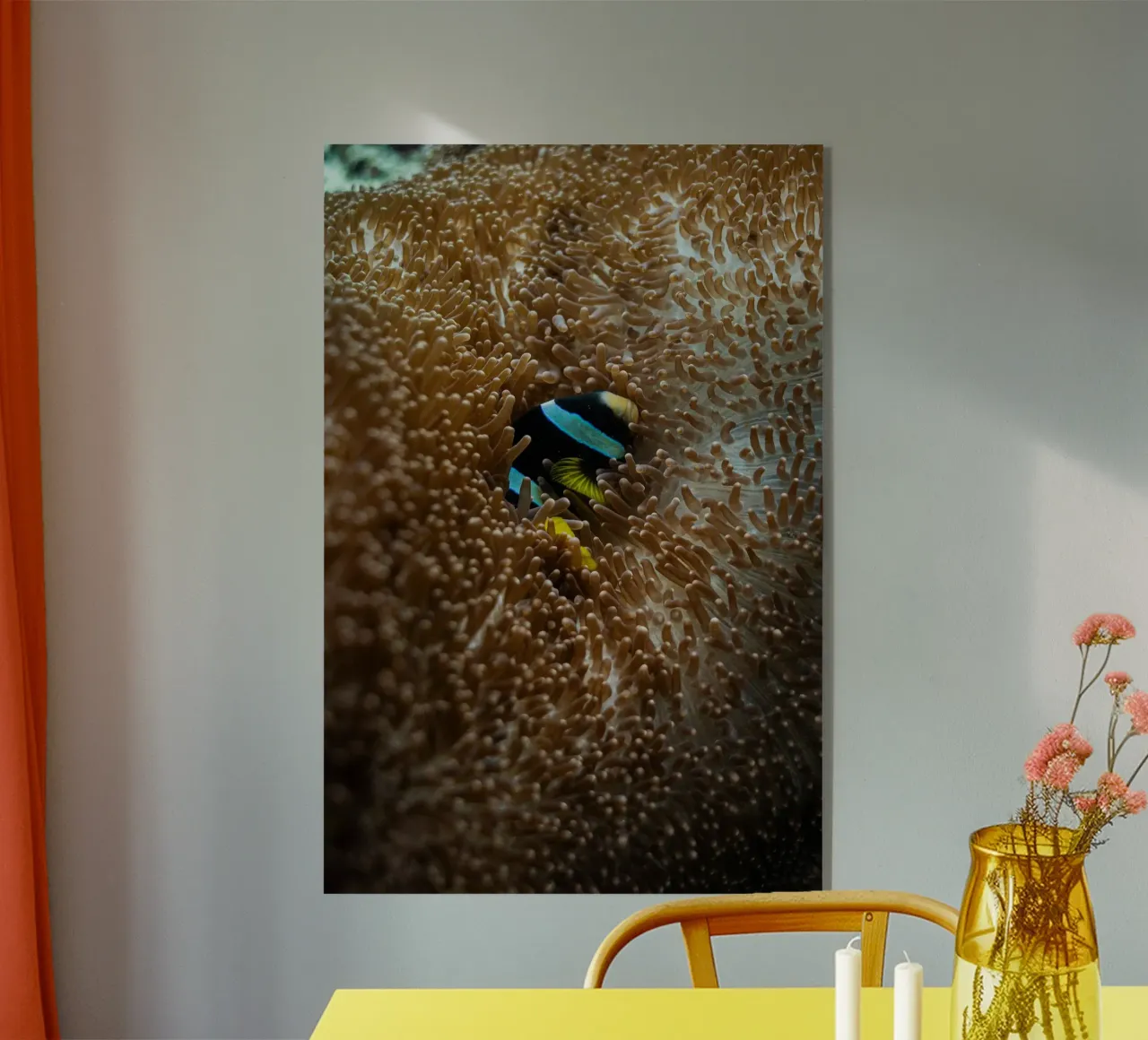fish lying in the sea plexiglass da juli