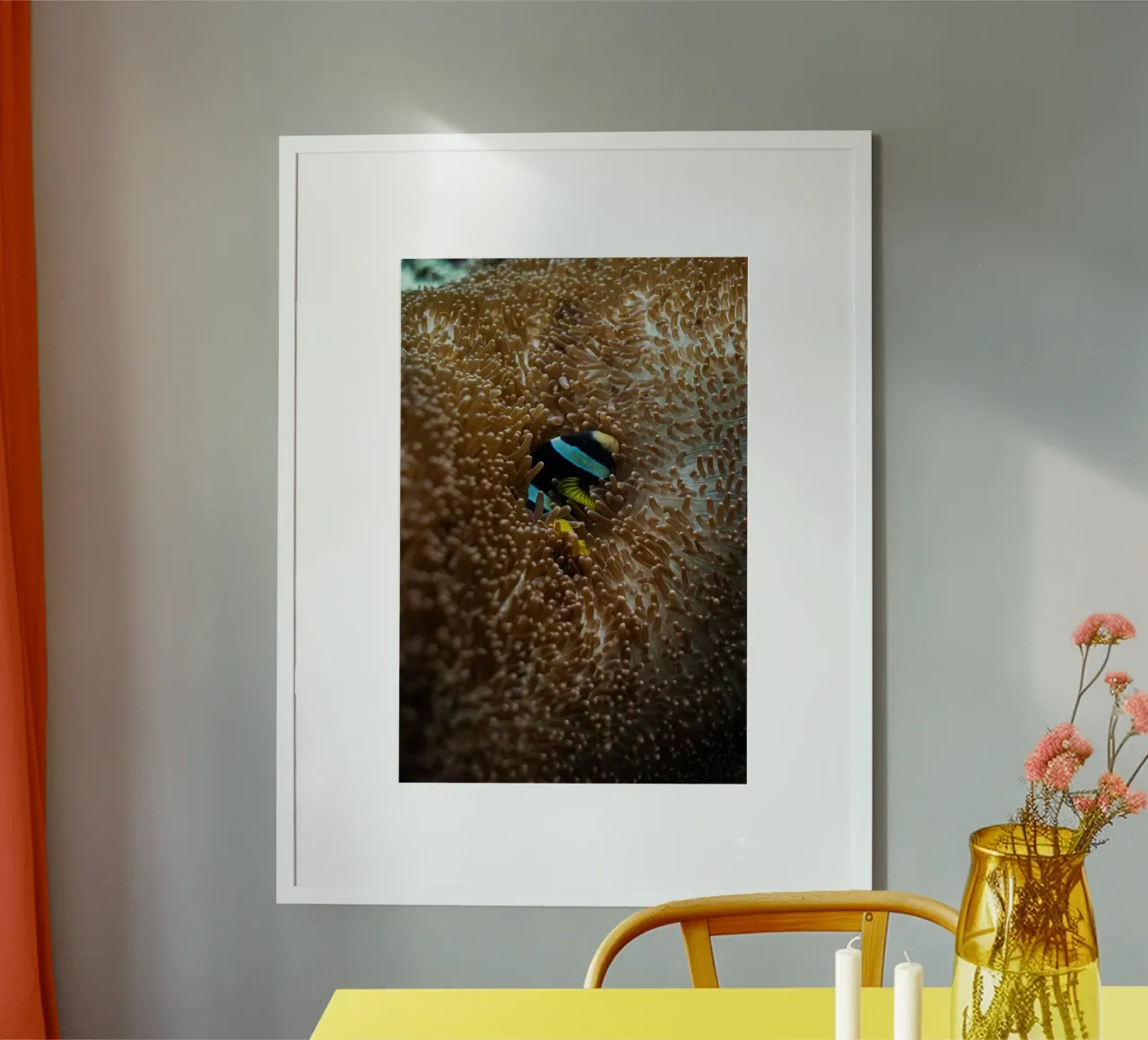 fish lying in the sea poster da juli