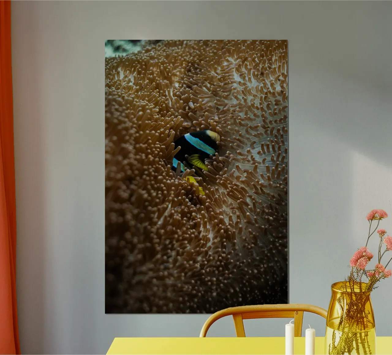 fish lying in the sea poster da juli