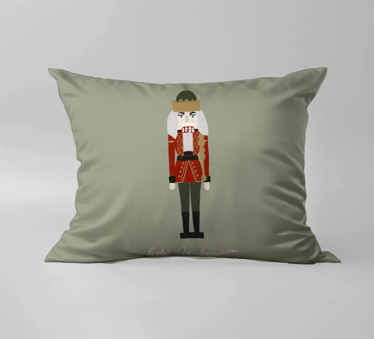 Nussknacker Weihnachten cuscino da Sophie Augustin Illustration
